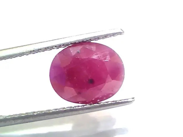 4.70 Ct Certified Unheated Untreated Natural New Burma Ruby