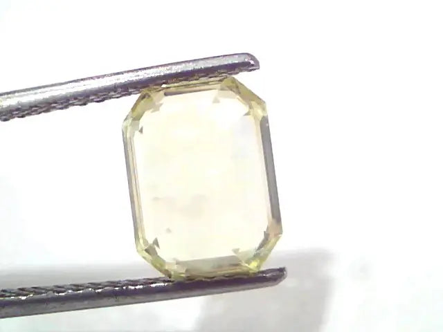 4.73 Ct IGI Certified Unheated Untreated Natural Ceylon Yellow Sapphire