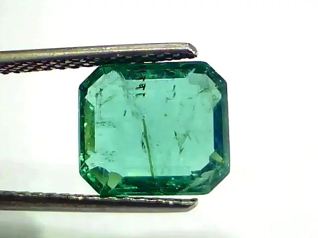 4.75 Ct IGI Certified Untreated Natural Zambian Emerald Gemstone Panna AA