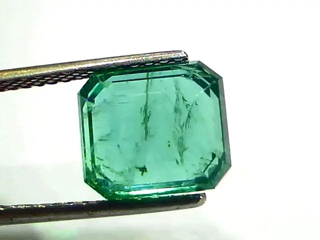 4.75 Ct IGI Certified Untreated Natural Zambian Emerald Gemstone Panna AA