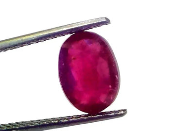 4.81 Ct Natural Ruby Gemstone Manik Gemstone for Sun (Heated) - Venus Gems