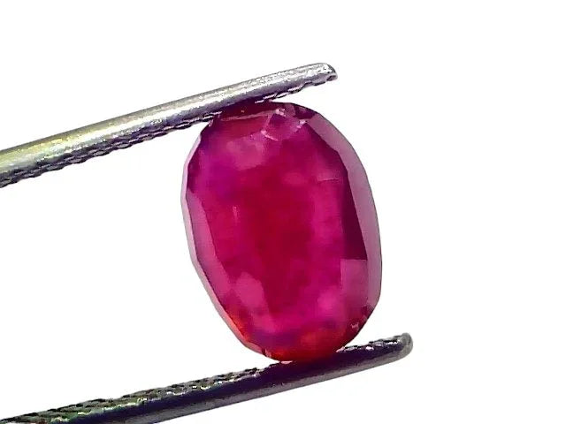 4.81 Ct Natural Ruby Gemstone Manik Gemstone for Sun (Heated) - Venus Gems