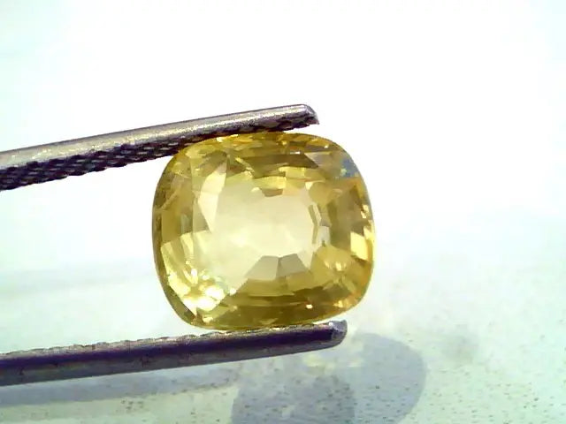 4.72 Ct Unheated Untreted Natural Ceylon Yellow Sapphire/Pukhraj