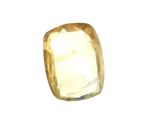 4.76 Ct GII Certified Unheated Untreated Natural Ceylon Yellow Sapphire - Venus Gems