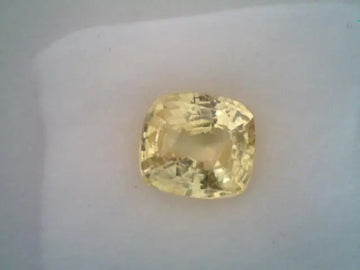 4.77 CT UNHEATED UNTREATED NATURAL CEYLON YELLOW SAPPHIRE,A+++++