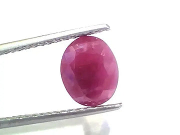 4.81 Ct Certified Unheated Untreated Natural New Burma Ruby - Venus Gems