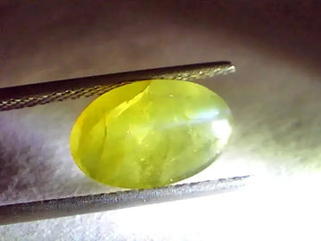 4.79 Ct IGI Certified Untreated Natural Ceylon Chrysoberyl Cats Eye Stone