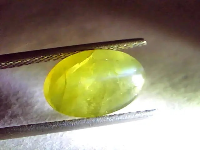 4.79 Ct IGI Certified Untreated Natural Ceylon Chrysoberyl Cats Eye Stone