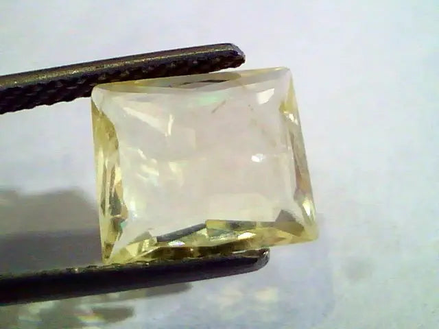 4.88 Ct Unheated Untreated Natural Ceylon Yellow Sapphire Pukhraj