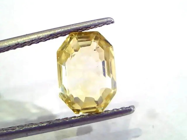 4.80 Ct 8 Ratti Unheated Untreated Natural Ceylon Yellow Sapphire