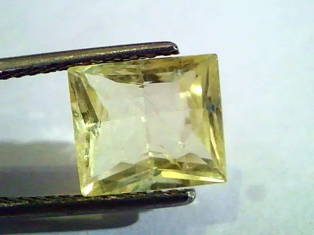 4.88 Ct Unheated Untreated Natural Ceylon Yellow Sapphire Pukhraj