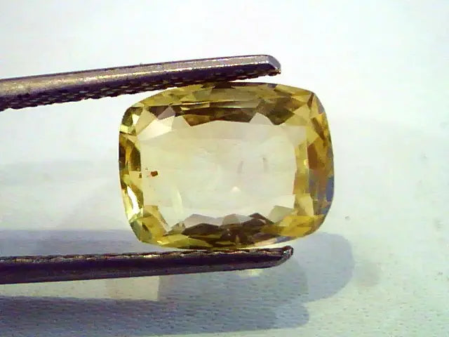 4.70 Ct GII Certified Unheated Natural Ceylon Yellow Sapphire/Pukhraj