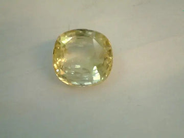 4.80 Ct Unheated Untreated Natural Ceylon Yellow Sapphire