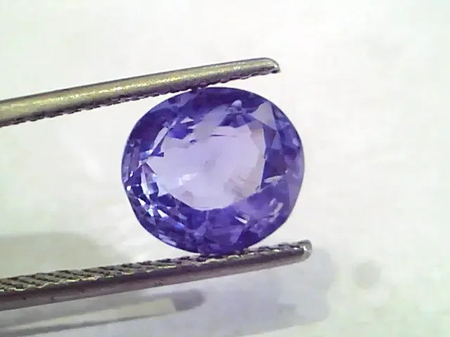 4.84 Ct Unheated Untreated Natural Ceylon Blue Sapphire Neelam - Venus Gems