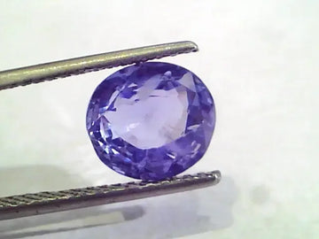 4.84 Ct Unheated Untreated Natural Ceylon Blue Sapphire Neelam - Venus Gems