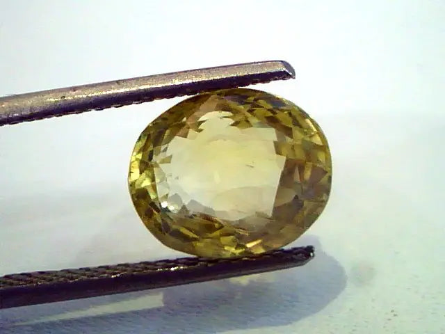 4.83 Ct Unheated Untreated Natural Ceylon Yellow Sapphire A+++++