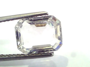 4.91 Ct Unheated Untreated Natural Premium Ceylon White Sapphire AAA