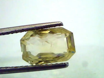 4.85 Ct Unheated Untreated Natural Ceylon Yellow Sapphire Gems