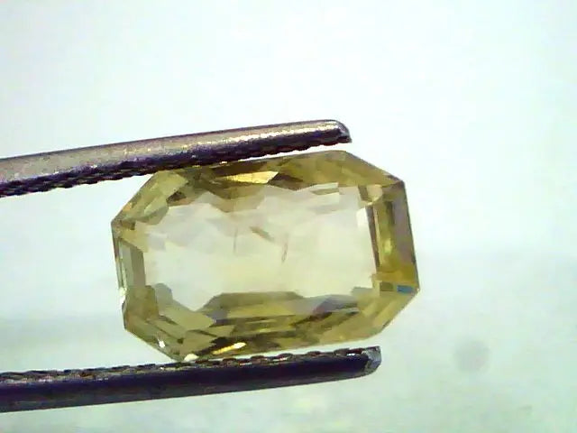 4.85 Ct Unheated Untreated Natural Ceylon Yellow Sapphire Gems