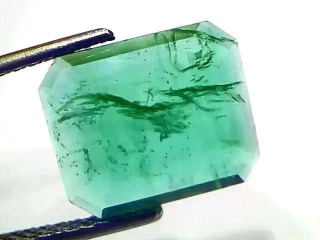 4.87 Ct GII Certified Untreated Natural Zambian Emerald Gemstones - Venus Gems