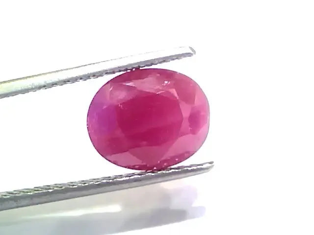 4.91 Ct Certified Unheated Untreated Natural New Burma Ruby - Venus Gems