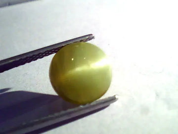 4.92 Ct Certified Untreted Natural Chrysoberyl Cats Eye,Lehsunia