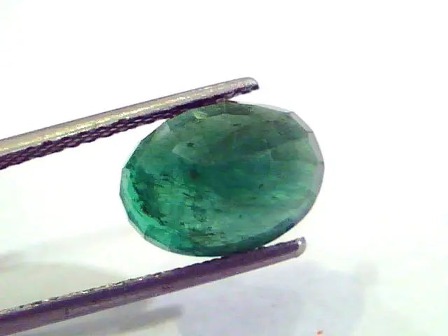 4.91 Ct Untreated Natural Zambian Emerald Gemstone Panna stone