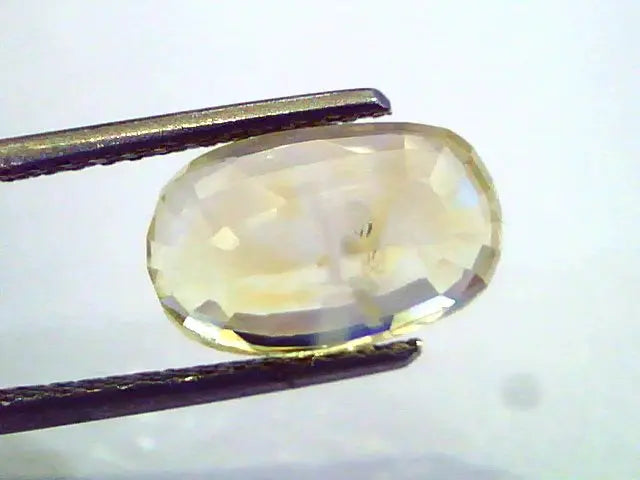 5.04 Ct Unheated Untreated Natural Ceylon Yellow Sapphire Pukhraj