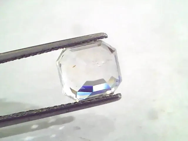 4.93 Ct IGI Certified Unheated Untreated Natural Ceylon White Sapphire AA - Venus Gems