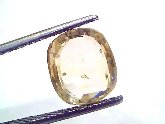 4.93 Ct IGI Certified Unheated Untreated Natural Ceylon Yellow Sapphire - Venus Gems