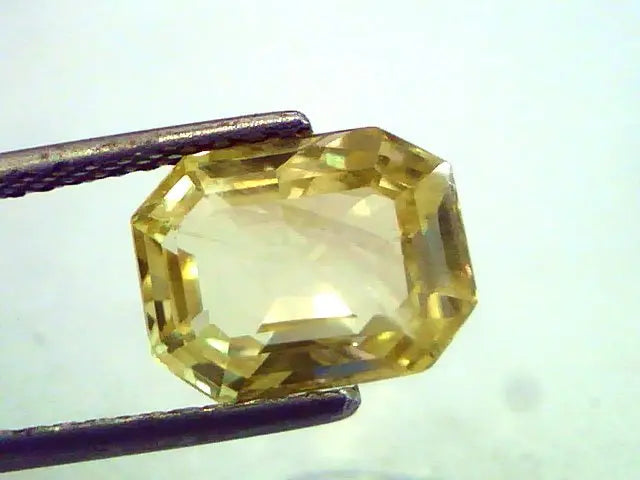 4.94 Ct Unheated Untreted Natural Ceylon Yellow Sapphire/Pukhraj