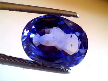 4.93 Ct Untreated Natural Ceylon Blue sapphire Premium Colour A+