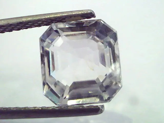 4.94 Ct Unheated Untreated Natural Premium White Sapphire Gemstone