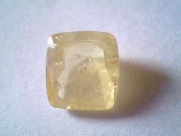 4.95 Ct Unheated Untreated Natural Ceylon Yellow Sapphire Gems