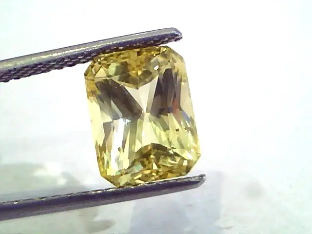 4.95 Ct 8.25 Ratti Unheated Untreated Natural Ceylon Yellow Sapphire