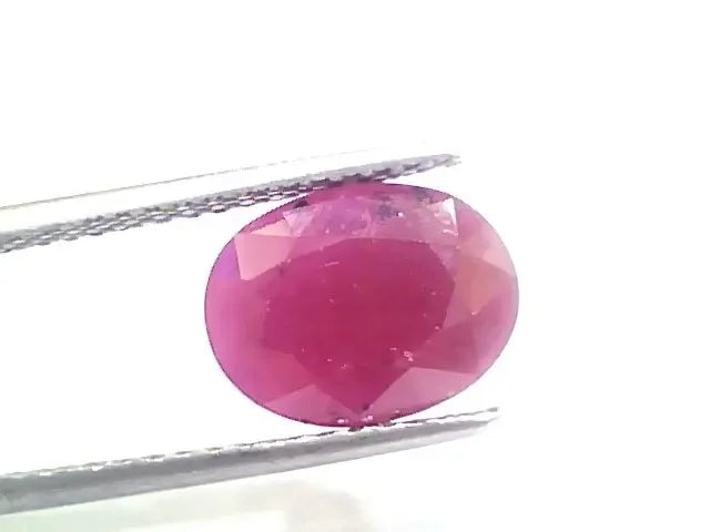4.99 Ct Certified Unheated Untreated Natural New Burma Ruby - Venus Gems