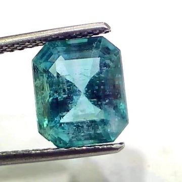 Émeraudes zambiennes naturelles non traitées certifiées GII 4,00 Ct AA