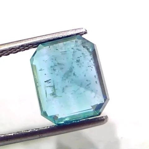 Émeraudes zambiennes naturelles non traitées certifiées GII 4,00 Ct AA