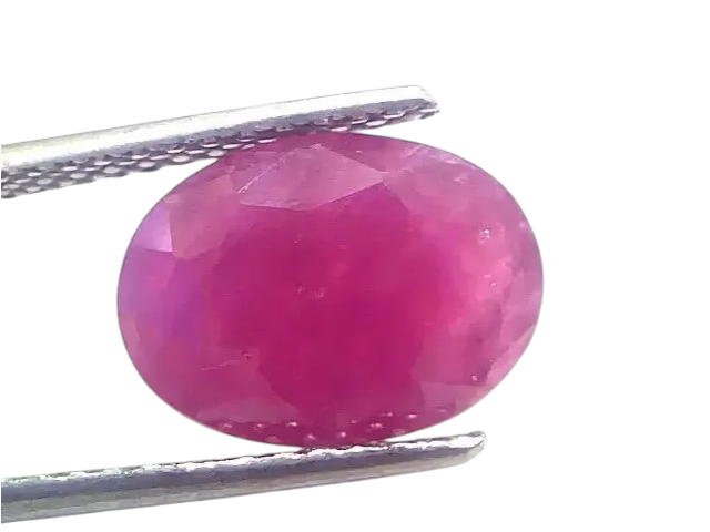 4.93 Ct Certified Unheated Untreated Natural New Burma Ruby Manik Stone - Venus Gems