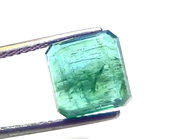 4.70 Ct Certified Untreated Natural Zambian Emerald Gemstone Panna - Venus Gems
