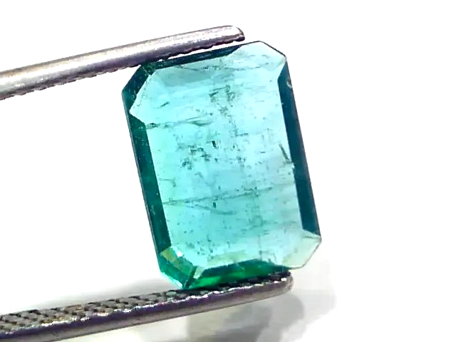 4.01 Ct GII Certified Untreated Natural Zambian Emerald Gems AAA - Venus Gems