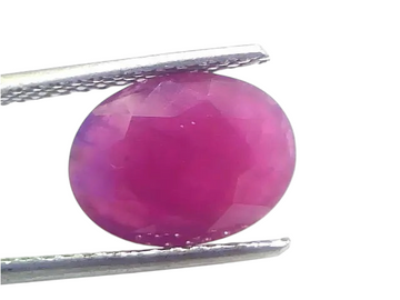 4.66 Ct Certified Unheated Untreated Natural New Burma Ruby Manik Stone - Venus Gems