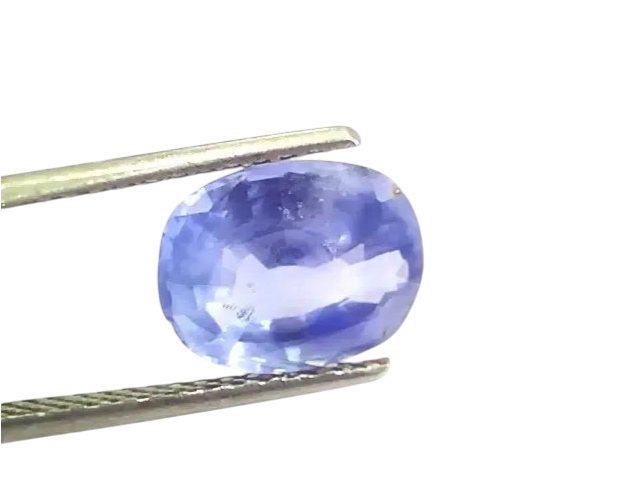 4.10 Ct Unheated Untreated Natural Ceylon Blue Sapphire Gemstone - Venus Gems