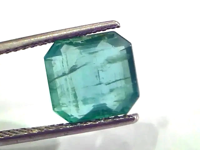 4.13 Ct Untreated Natural Zambian Emerald Gemstone Panna AAA - Venus Gems