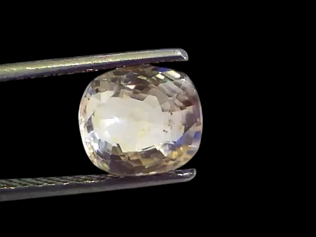 4.00 Ct Unheated Untreated Natural Ceylon White Sapphire Gems - Venus Gems