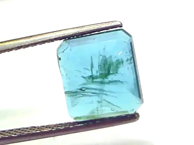 4.15 Ct Untreated Natural Zambian Emerald Gemstone Panna Gems AAA - Venus Gems