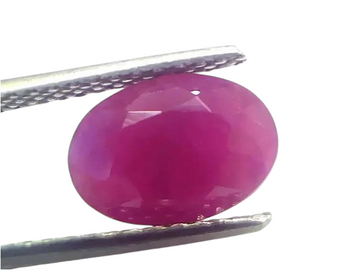4.08 Ct Certified Unheated Untreated Natural New Burma Ruby Manik Stone - Venus Gems