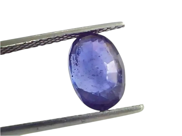 4.14 Ct Unheated Untreated Ceylon Blue Sapphire Neelam Gemstones - Venus Gems