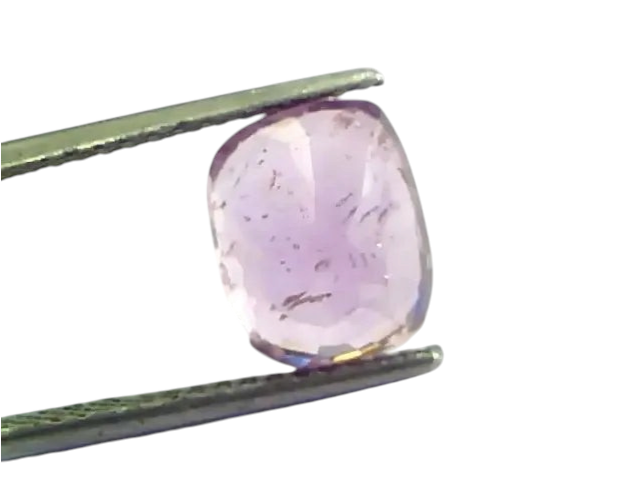 4.58 Ct Unheated Untreated Natural Purple Sapphire Khuni Neelam - Venus Gems