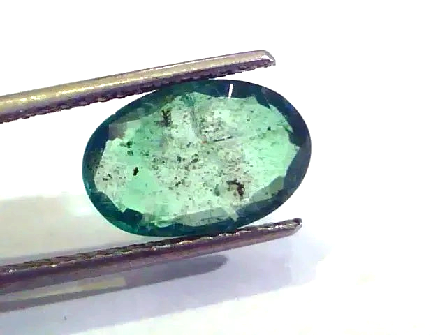 4.95 Ct Untreated Natural Zambian Emerald Gemstone Panna stone - Venus Gems